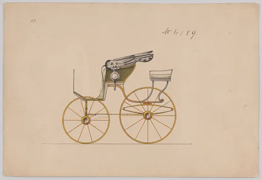 Design for Pony Phaeton, no. 4189