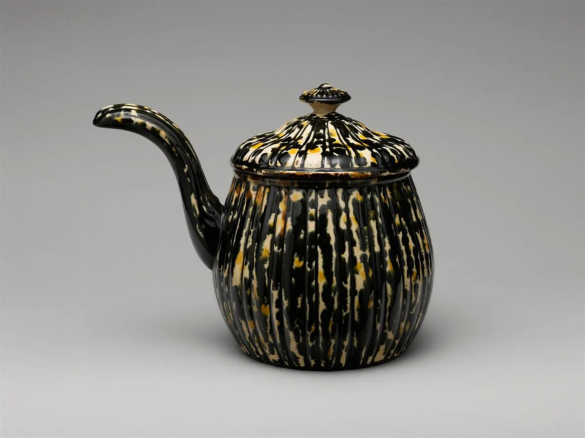 Covered bean pot — Lyman, Fenton & Co.