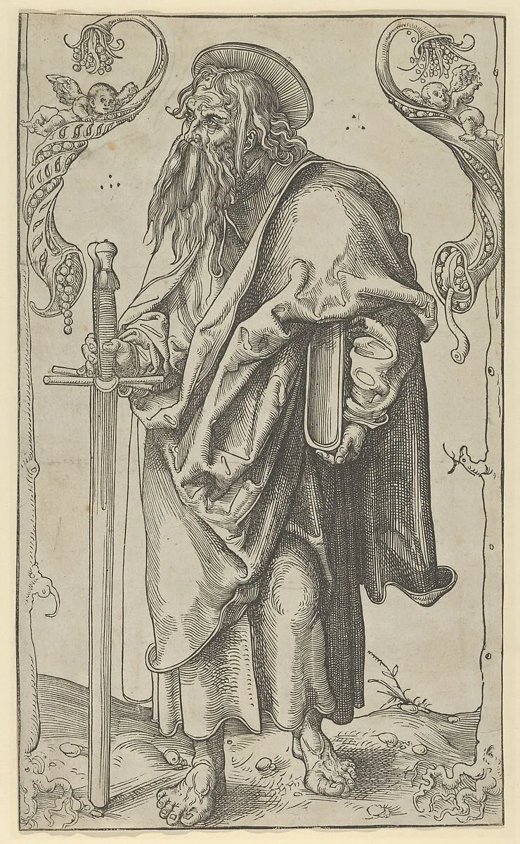 Paul from Christ, the Apostles and St. Paul — Lucas Cranach the Elder