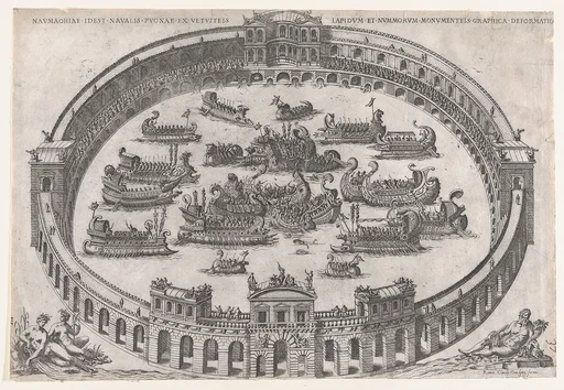 Speculum Romanae Magnificentiae: Roman Naval Battle