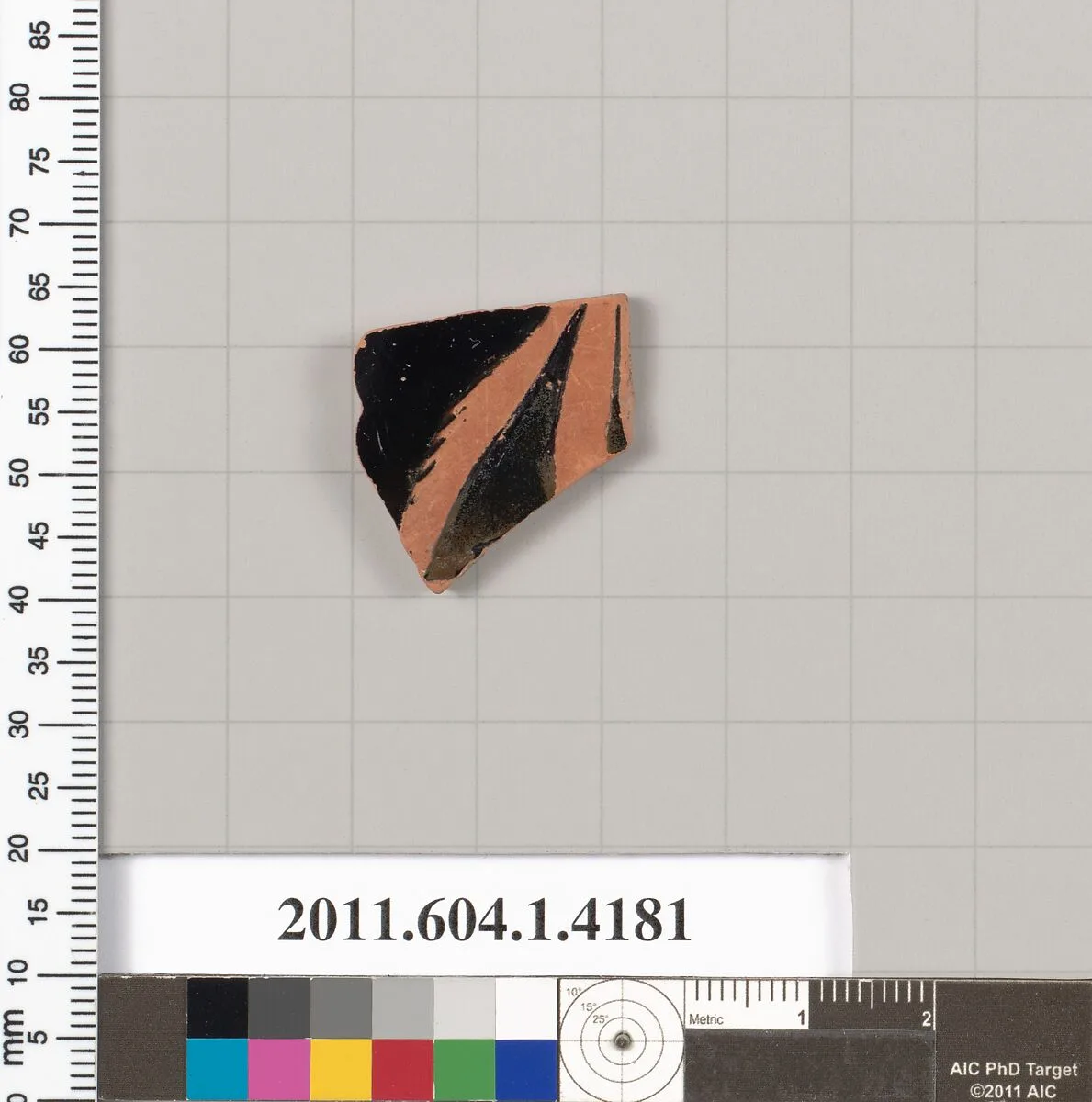 Terracotta fragment of a kylix (drinking cup) — Unknown