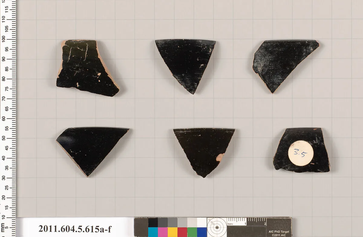 Terracotta rim fragments of kylikes (drinking cups) — Unknown