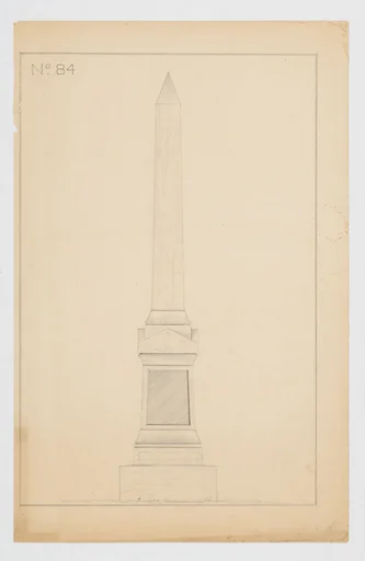 Obelisk Grave Monument, No. 84
