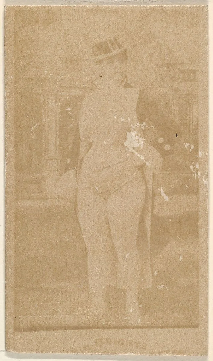 Georgie Blake, From the Actors and Actresses series (N45, Type 1) for Virginia Brights Cigarettes — Allen & Ginter