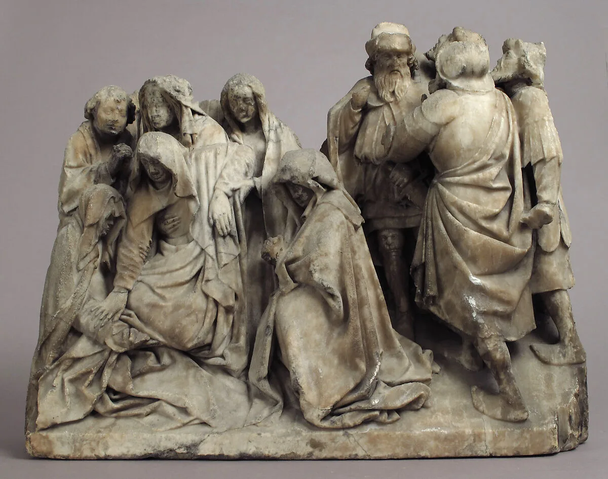 Mourners and Soldiers from a Crucifixion — Unknown
