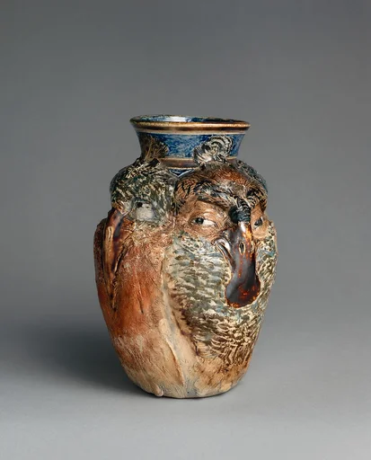 Jar with four birds