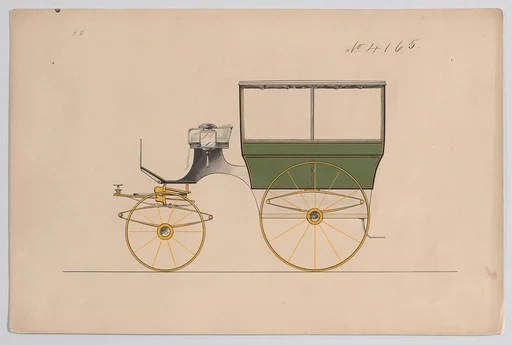 Design for Omnibus or Wagonette, no. 4165