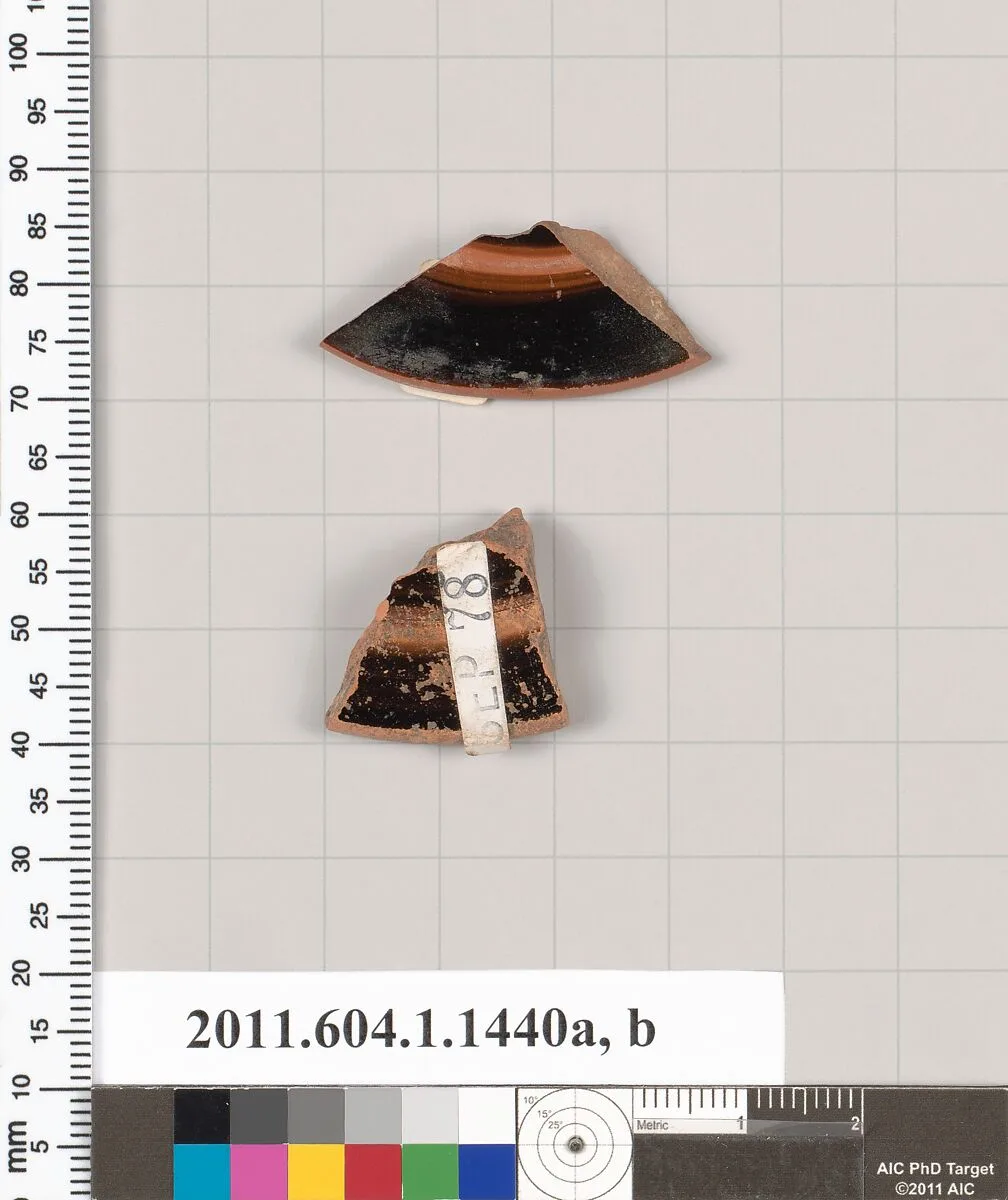 Terracotta fragments of kylikes (drinking cups) — Unknown