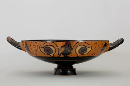Terracotta kylix (drinking cup)