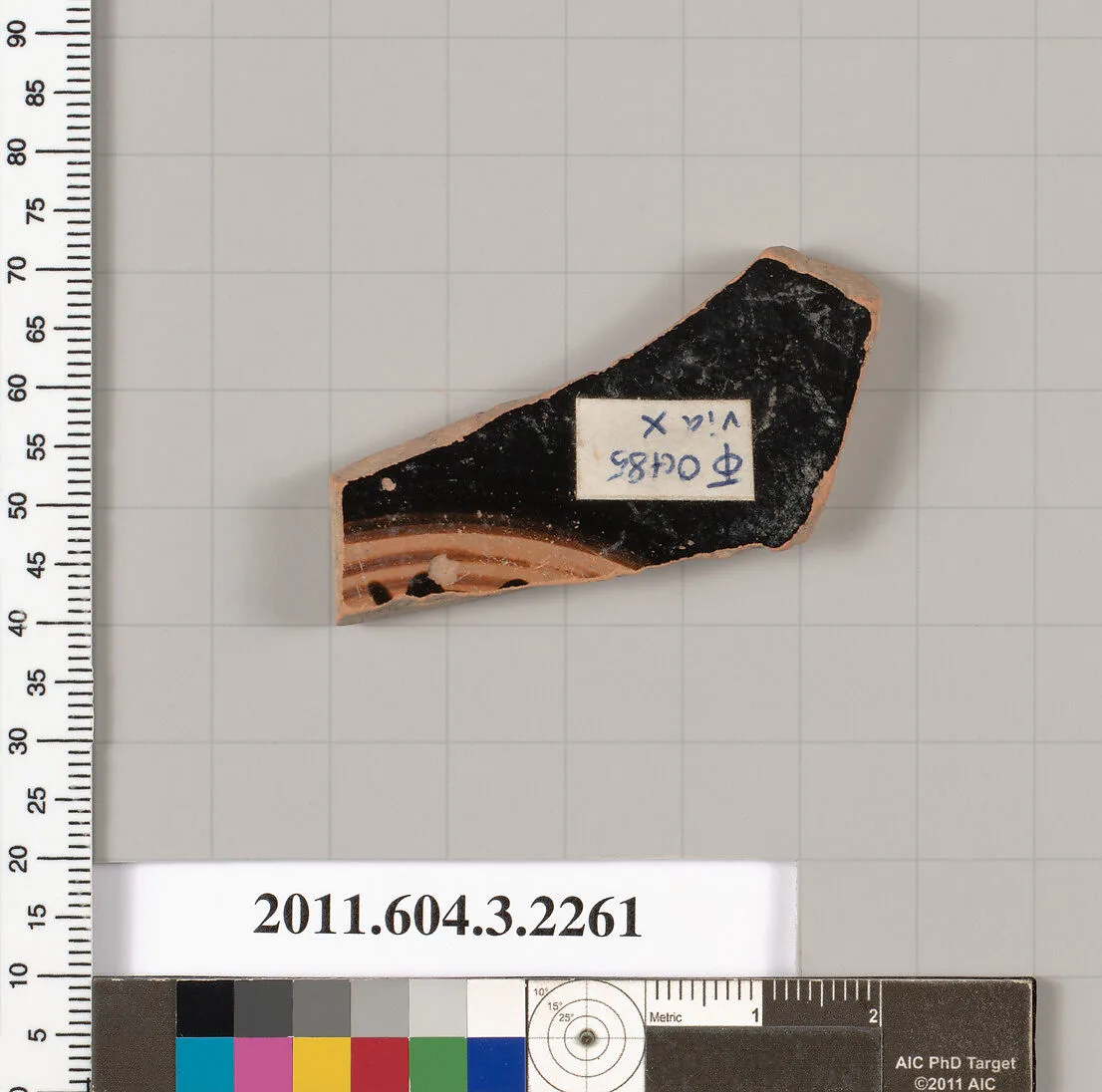 Terracotta fragment of a kylix (drinking cup) — Unknown