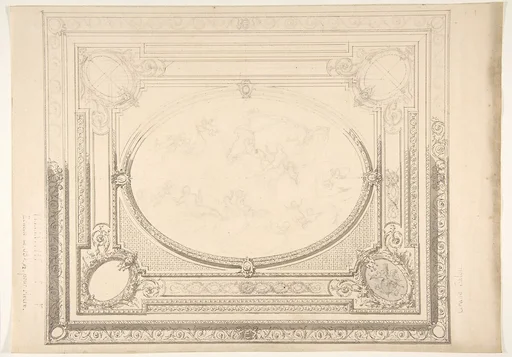 Design for a ceiling: the Grand Salon