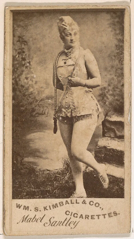 Mabel Santley, from the Actresses series (N203) issued by Wm. S. Kimball & Co. — William S. Kimball & Company