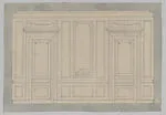The Breakers: Door Wall Elevation — Ogden Codman, Jr.|Ogden Codman, Jr.