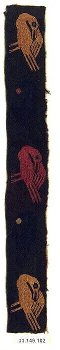 Embroidered Band Fragment — Unknown