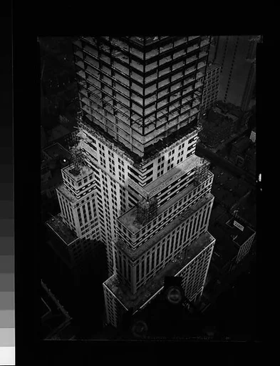 [Chrysler Building Construction, From Roof of Chanin Building (?), New York City]