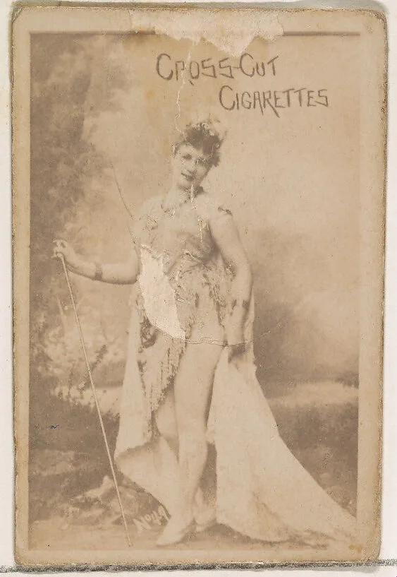 Card Number 49, from the Actors and Actresses series (N145-1) issued by Duke Sons & Co. to promote Cross Cut Cigarettes — W. Duke, Sons & Co.