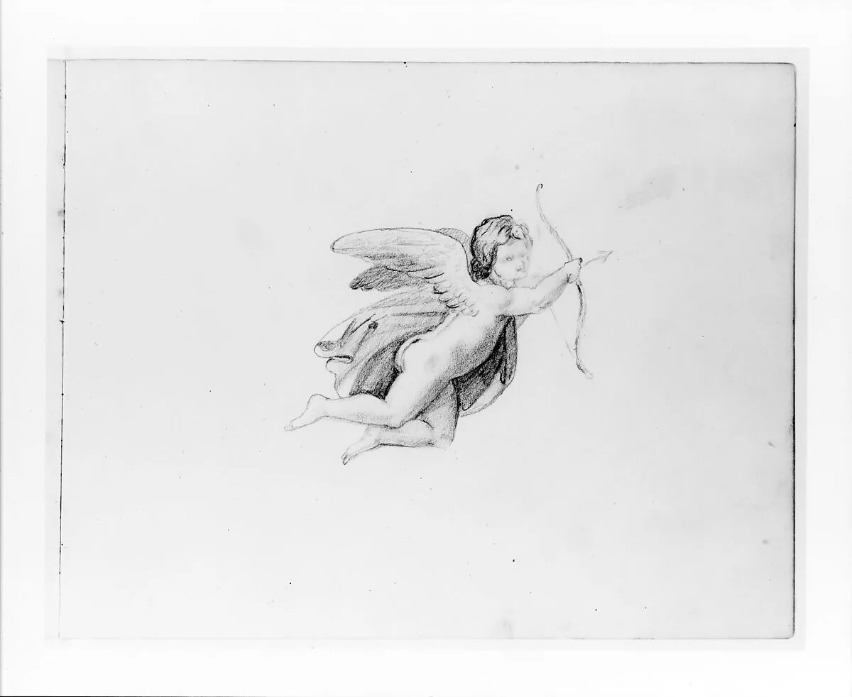 Study of Cupid (from Sketchbook) — John Quincy Adams Ward