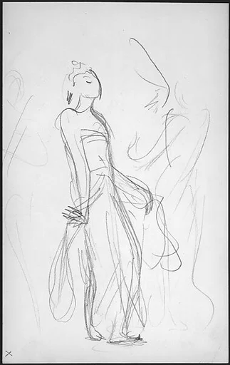 Javanese Dancer (from Sketchbook of Javanese Dancers)