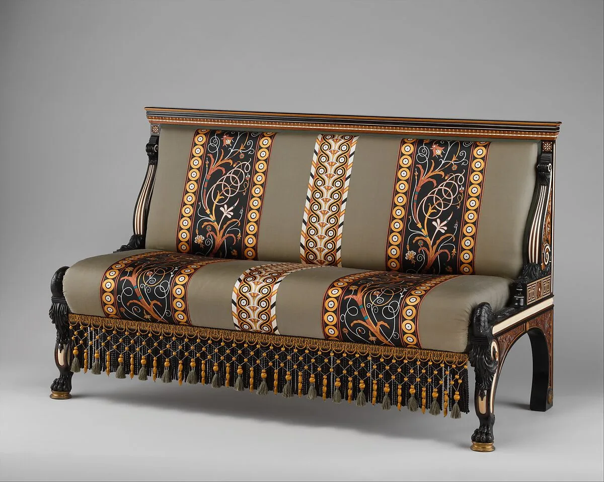 Settee — Sir Lawrence Alma-Tadema|Johnstone Norman & Co., London