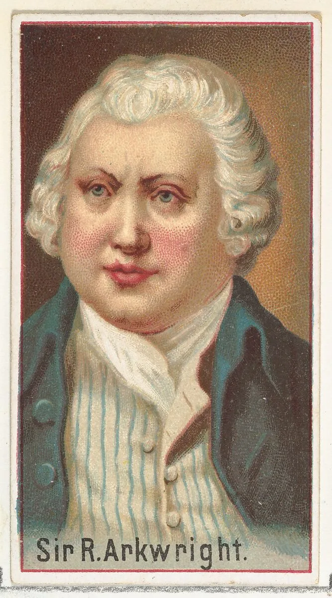 Sir R. Arkwright, printer's sample for the World's Inventors souvenir album (A25) for Allen & Ginter Cigarettes — Allen & Ginter