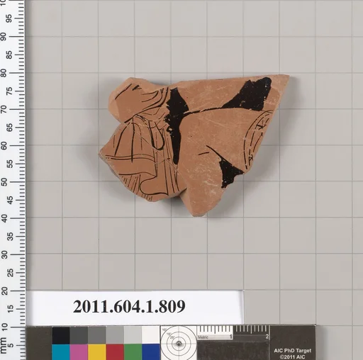 Terracotta fragment of a kylix (drinking cup)