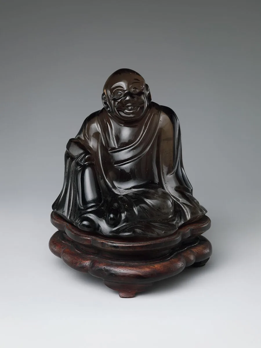 清中期 煙晶坐佛|Seated Buddha — Unknown