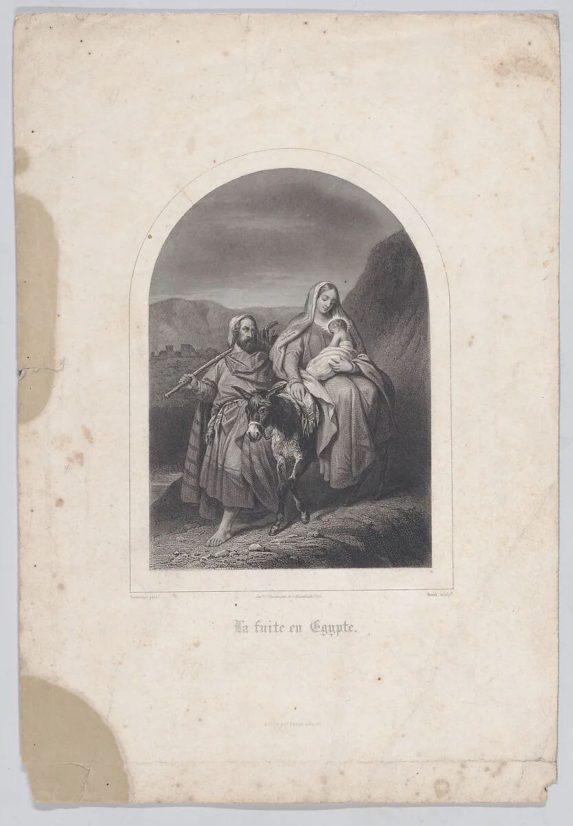 The Flight into Egypt — Charles Paul Furne|Henri Decaisne|F. Chardon, Ainé|Jean Bein