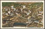 Airplane View, Showing New Spring Street Viaduct, Atlanta, GA