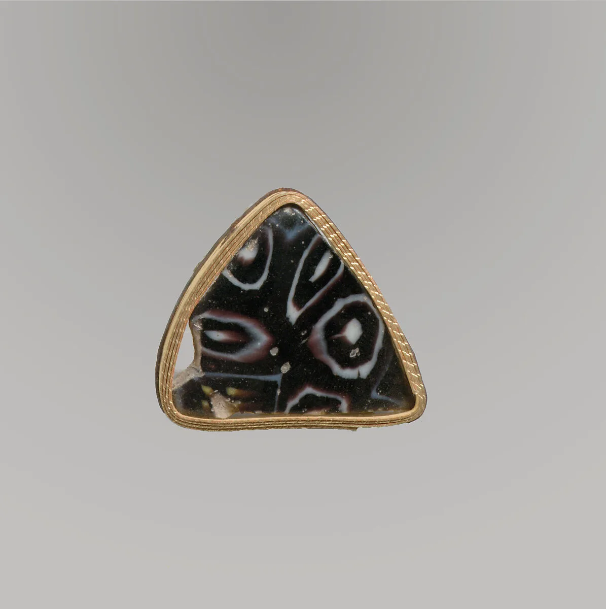 Glass mosaic bowl fragment — Unknown