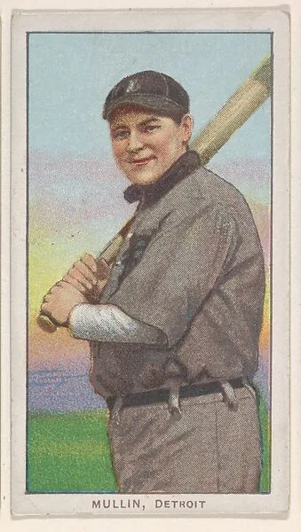 Mullin, Detroit, American League, from the White Border series (T206) for the American Tobacco Company — American Tobacco Company