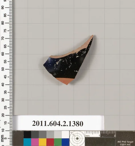 Terracotta fragment of a skyphos (deep drinking cup)