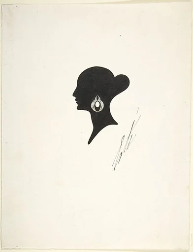 Design for earrings, 1921
