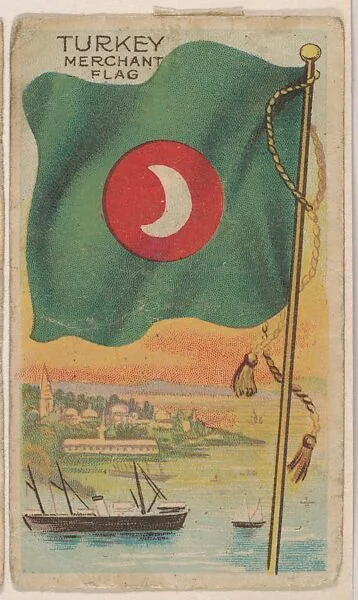 Turkey, Merchant Flag, bakery card from the Flags series (D34), issued by the Weber Baking Company — Weber Baking Company