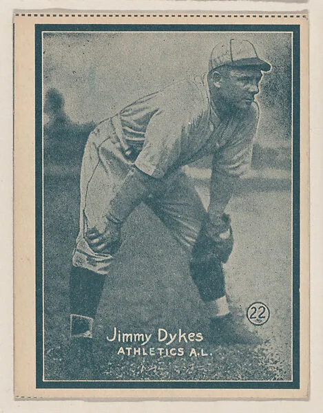Jimmy Dykes, Athletics A.L. from the Baseball trade card series (W517) — Unknown