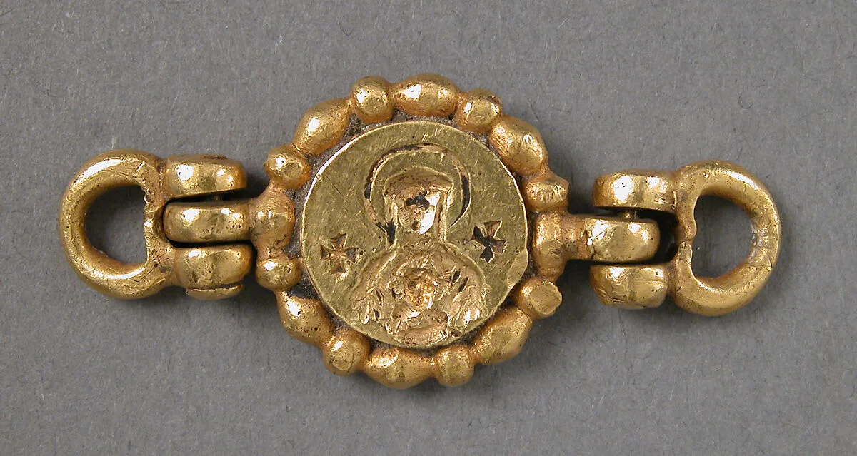 Clasp with Intaglio Medallion of the Virgin and Child — Unknown