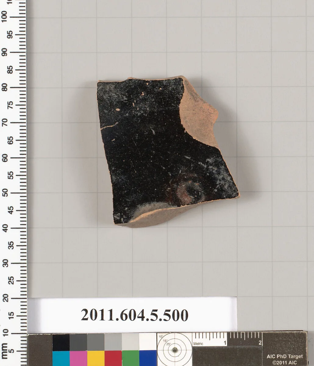 Terracotta fragment of a kylix (drinking cup) — Unknown
