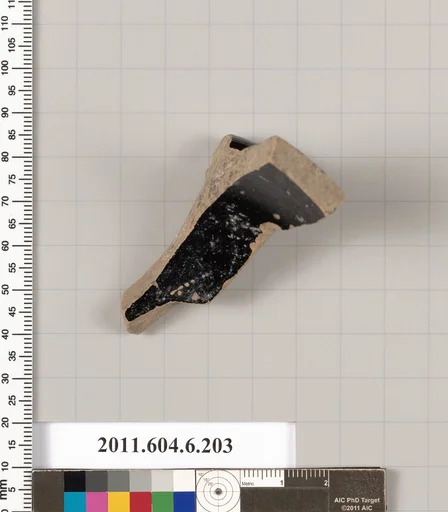 Terracotta fragment of a skyphos (deep drinking cup)?