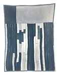 Blocks and Strips work-clothes quilt — Emma Lee Pettway Campbell