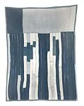 Blocks and Strips work-clothes quilt