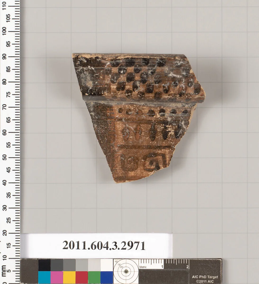 Terracotta fragment of an olpe (jug) — Unknown