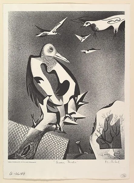 Queer Birds — Leon Bibel|WPA