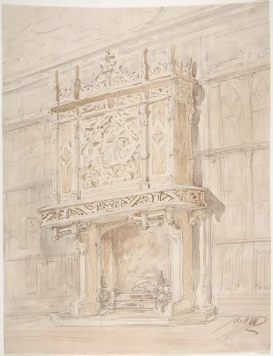 Medieval or Tudor Chimneypiece Design