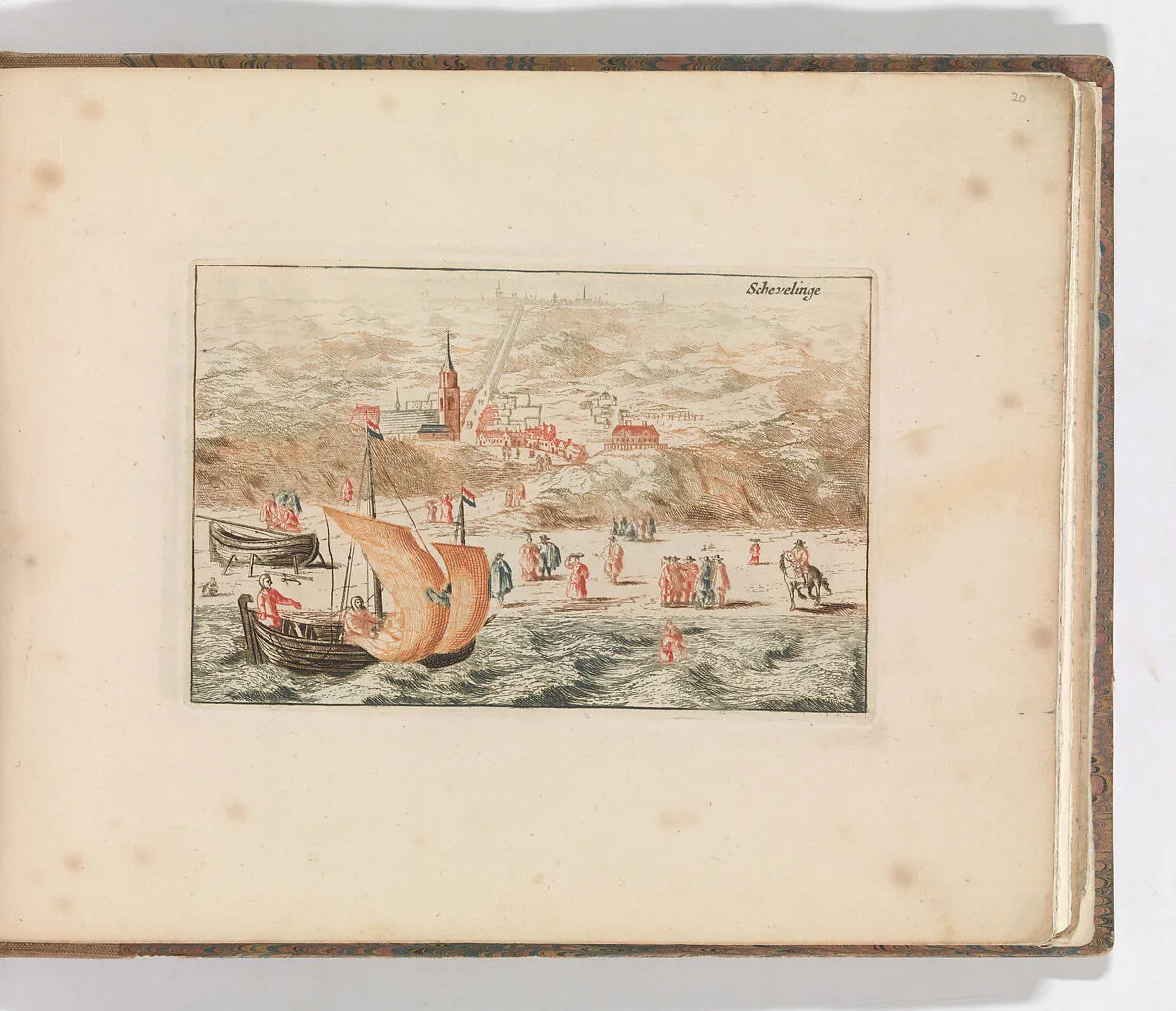 'Schevelinge', in: Tooneel Der Voornaamste Nederlands Huizen, En Lust Hoven, Naar T Leven Afgebeeld — Carel Allard
