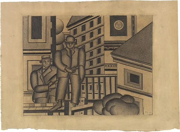Two Figures in the City — Fernand Léger