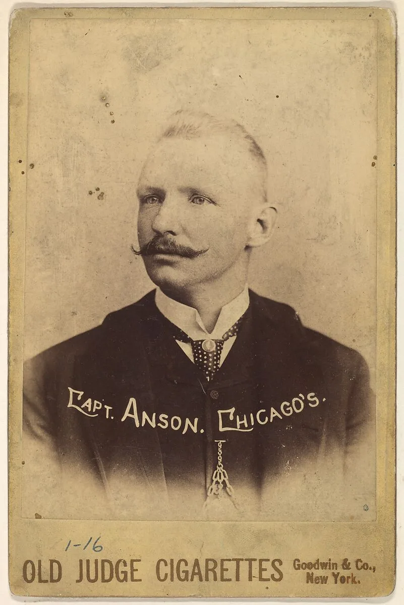 Captain Adrian Constantine Anson, Chicago, from the series Old Judge Cigarettes — Goodwin & Company