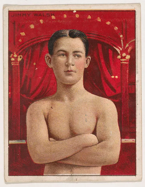 Jimmy Walsh, from the Champion Pugilists series (T219), issued by Mecca and Hassan Cigarettes — Hassan Cigarettes|Mecca Cigarettes