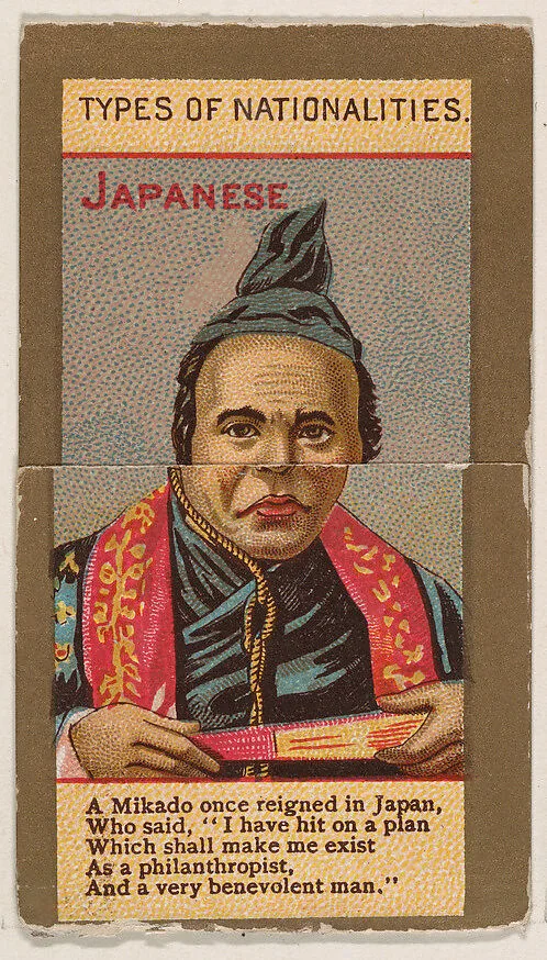 Japanese, from Types of Nationalities (N240) issued by Kinney Bros. — Kinney Brothers Tobacco Company