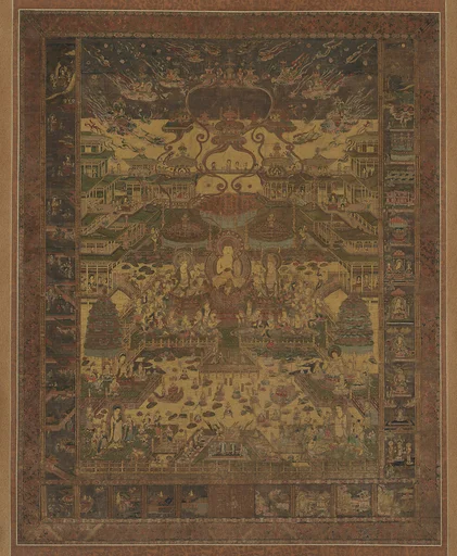 当麻曼荼羅図|Taima Mandala