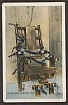 Electric Chair, Sing Sing Prison, New York