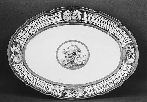 Fruit dish (compotier ovale)